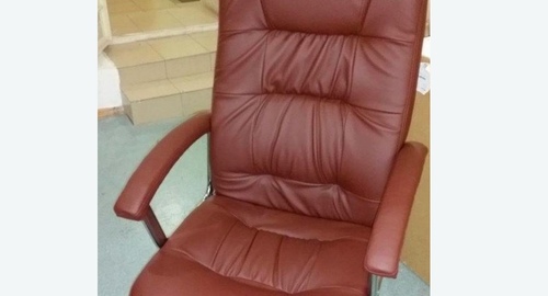 Обтяжка офисного кресла. Кожуховская